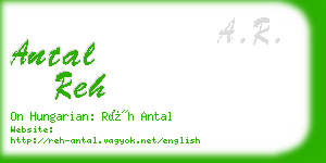 antal reh business card